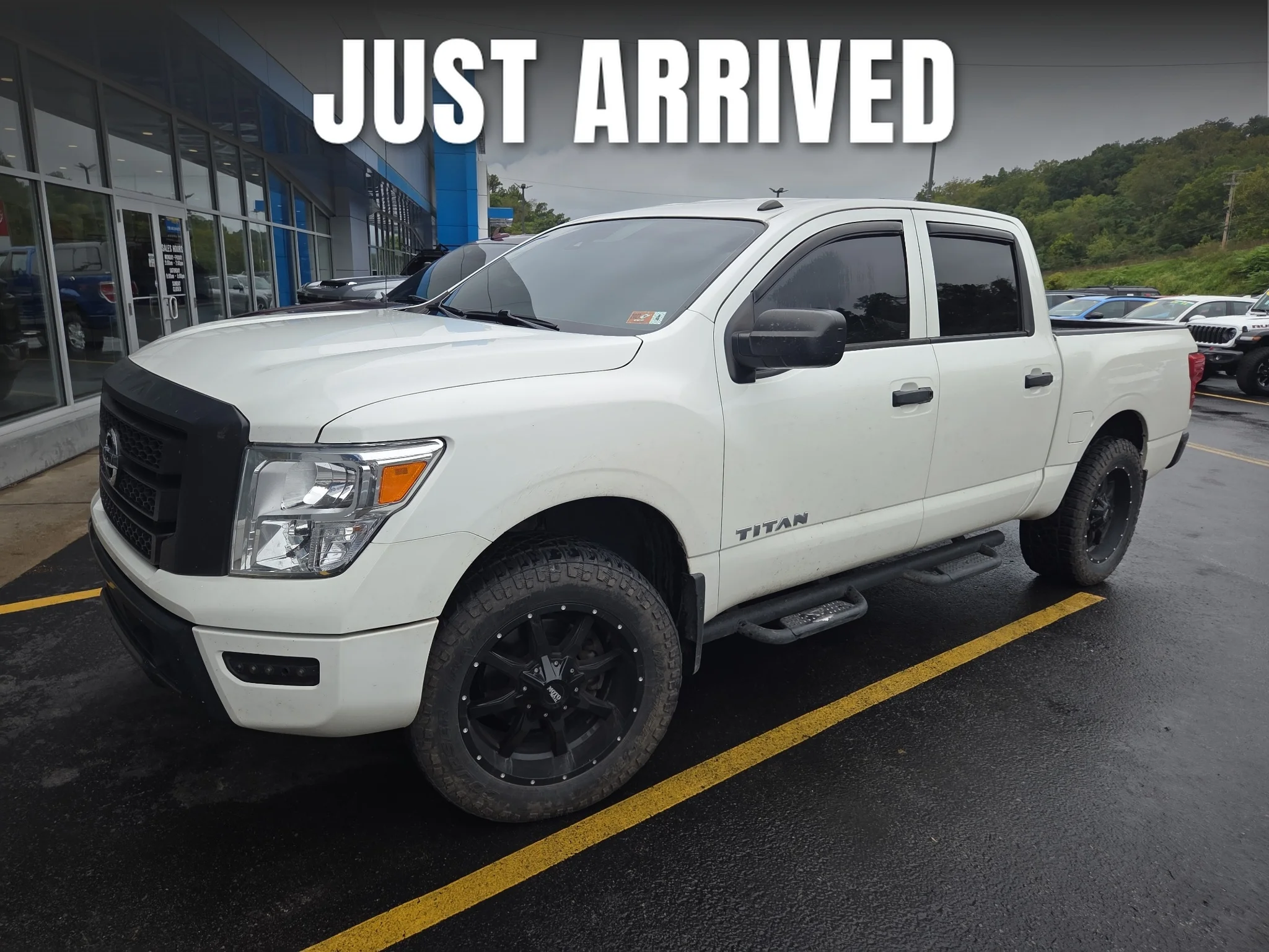 Used 2021 Glacier White Nissan S image 1