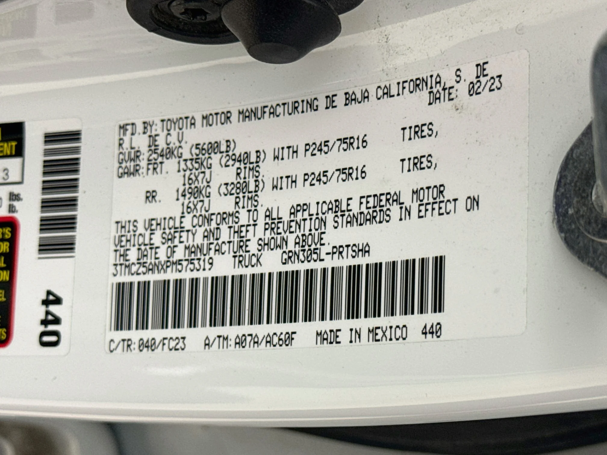 Certified Used 2023 Ice Cap Toyota SR5 image 30