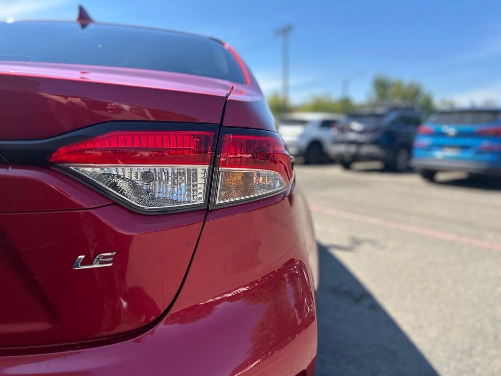 Used 2021 Red Toyota LE image 6