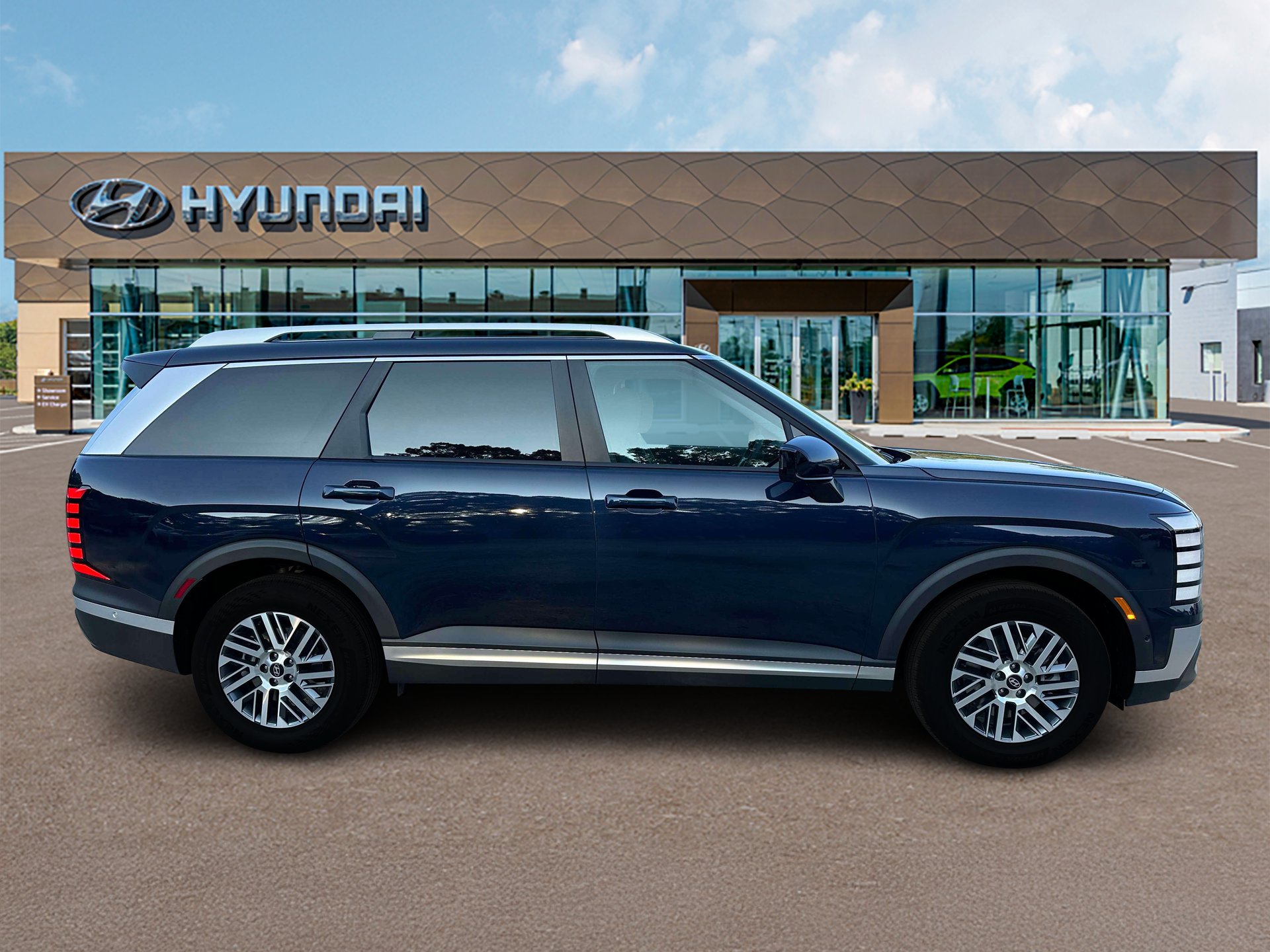 New 2027 Blue Hyundai SEL Premium AWD image 9