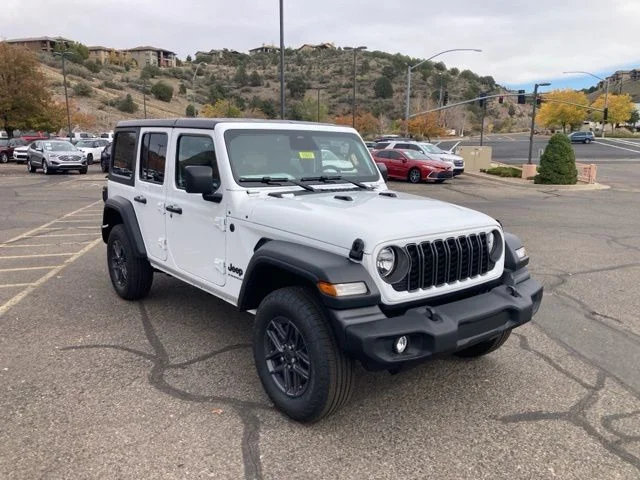 New 2026 Bright White Clear-Coat Exterior Paint Jeep Sport S image 4