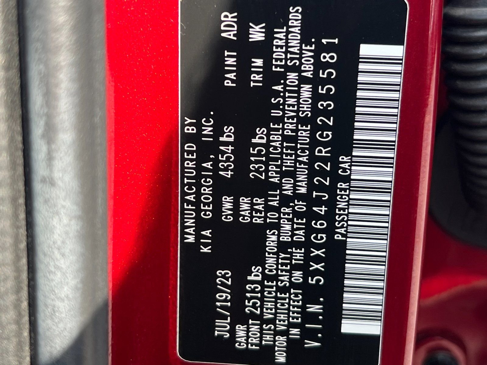 Certified Used 2024 Red Kia GT-Line image 27