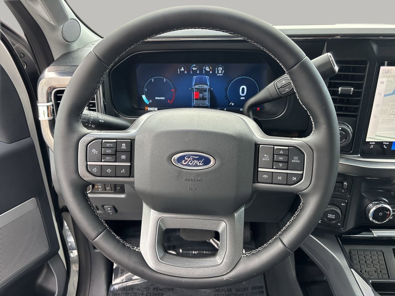 Used 2025 Star White Metallic Tri-Coat Ford Lariat image 31