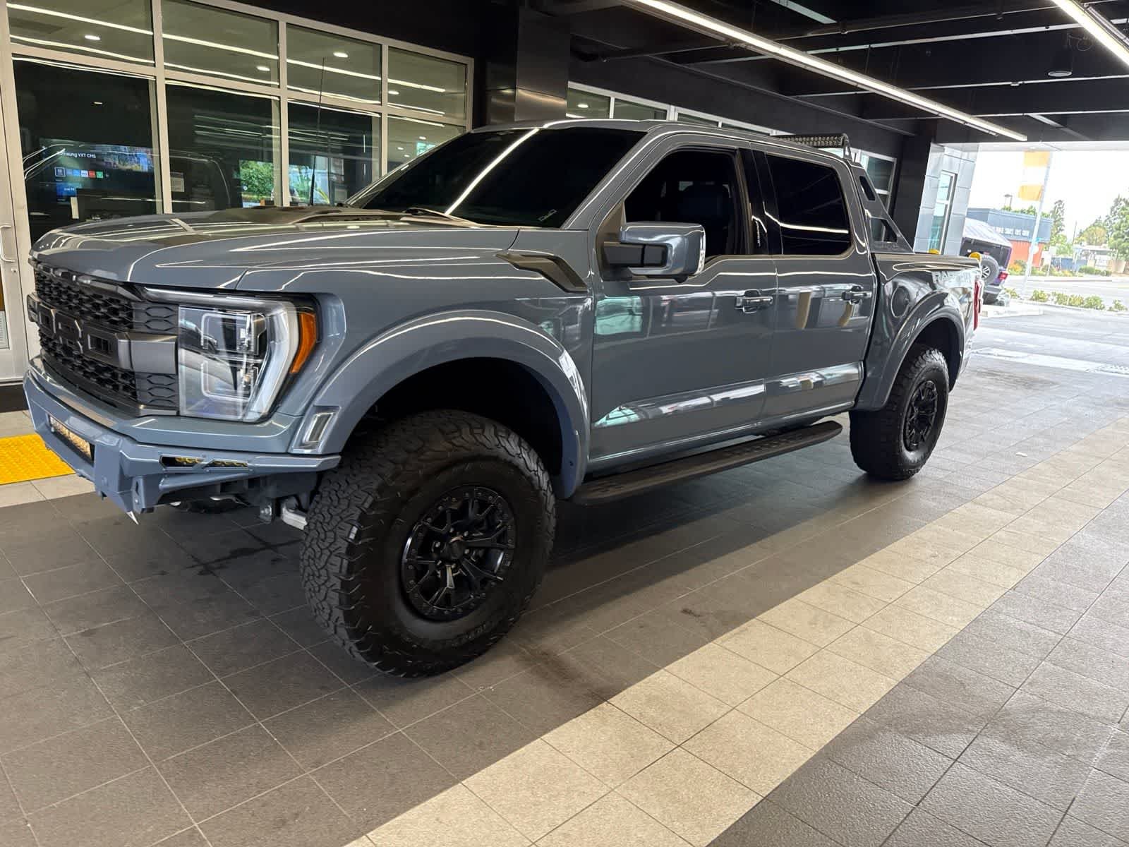 Used 2023 Azure Gray Metallic Tri-Coat Ford Raptor image 21