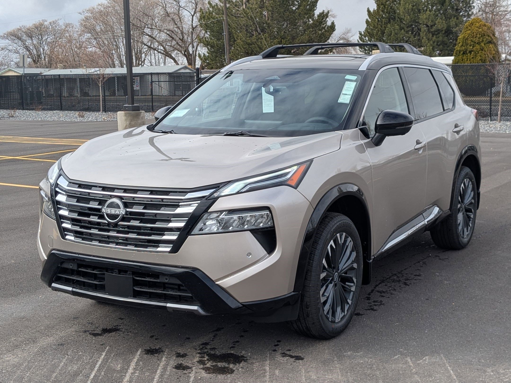 New 2026 Champagne Silver Metallic/Super Black Nissan Platinum image 8