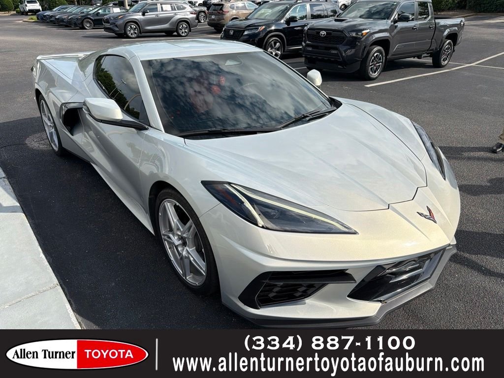 Used 2024 Silver Chevrolet Stingray image 1