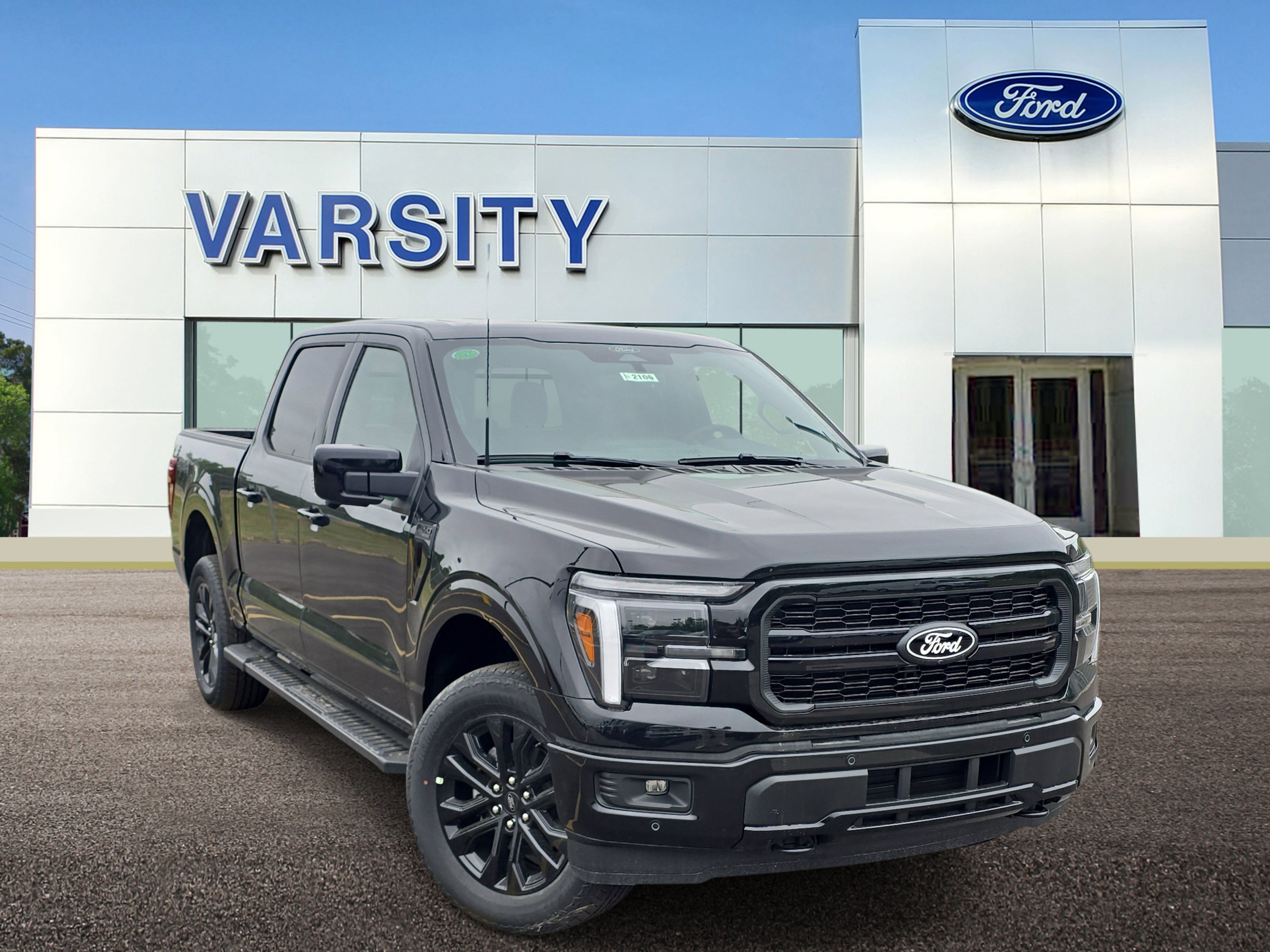 New 2026 Agate Black Metallic Ford Lariat® image 1