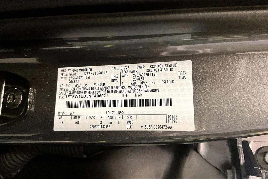 Used 2022 Gray Ford Lariat image 36