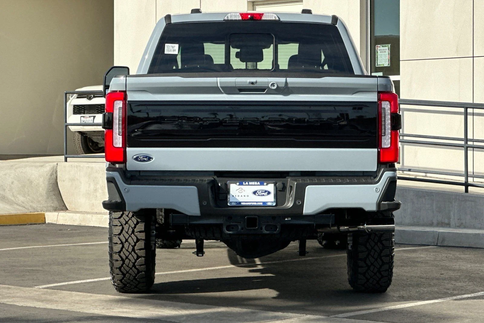 New 2026 Glacier Gray Metallic Tri-Coat Ford F-350® Platinum® image 4