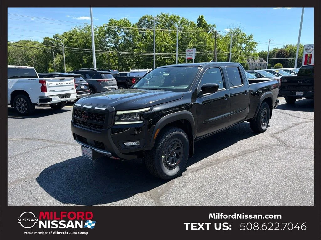 New 2026 Super Black Nissan Crew Cab PRO-4X® Long Bed image 1