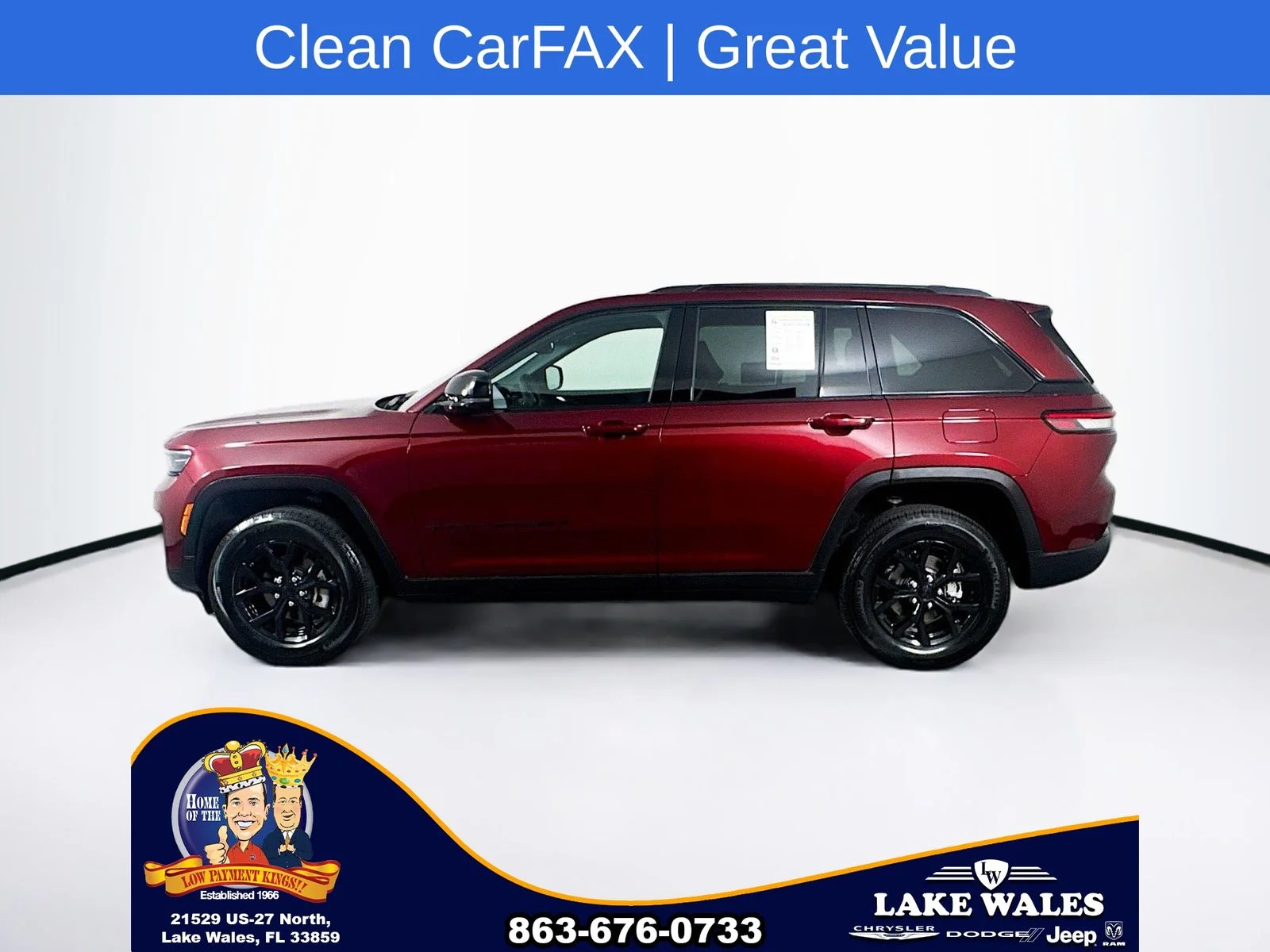 Certified Used 2024 Red Jeep Altitude image 4