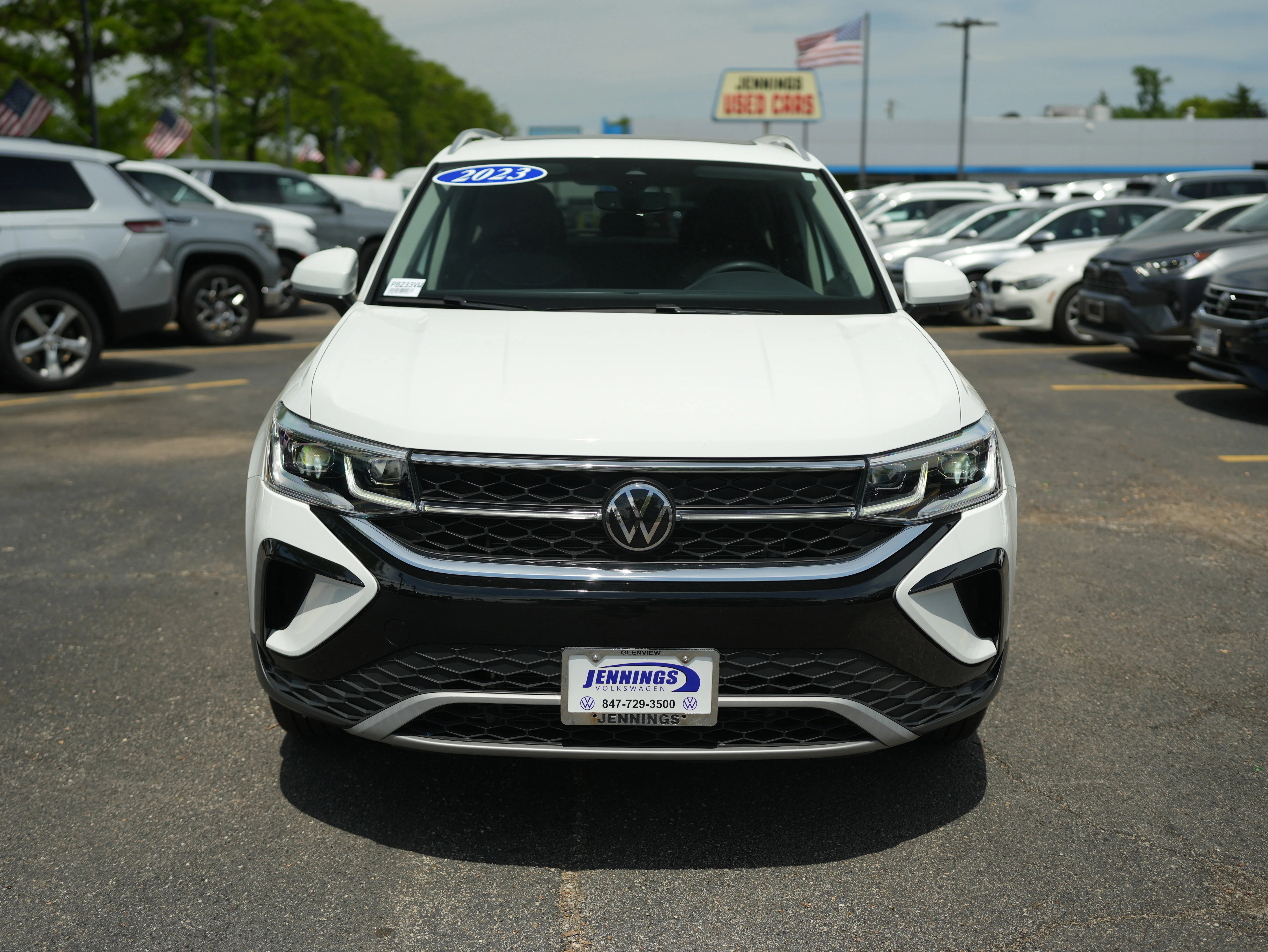 Certified Used 2023 White Volkswagen SEL image 3