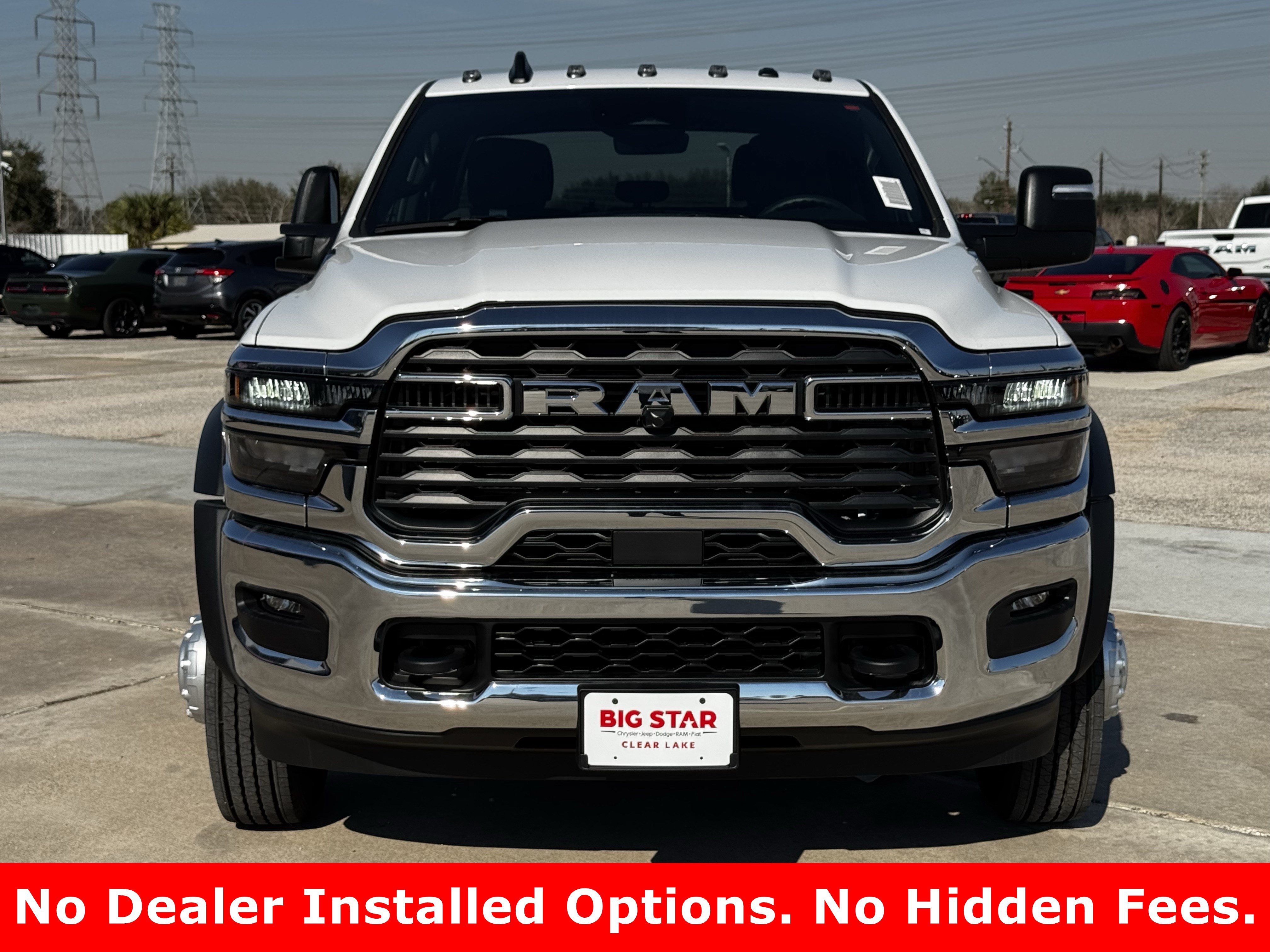 New 2026 Bright White Clear-Coat Exterior Paint RAM Big Horn image 3