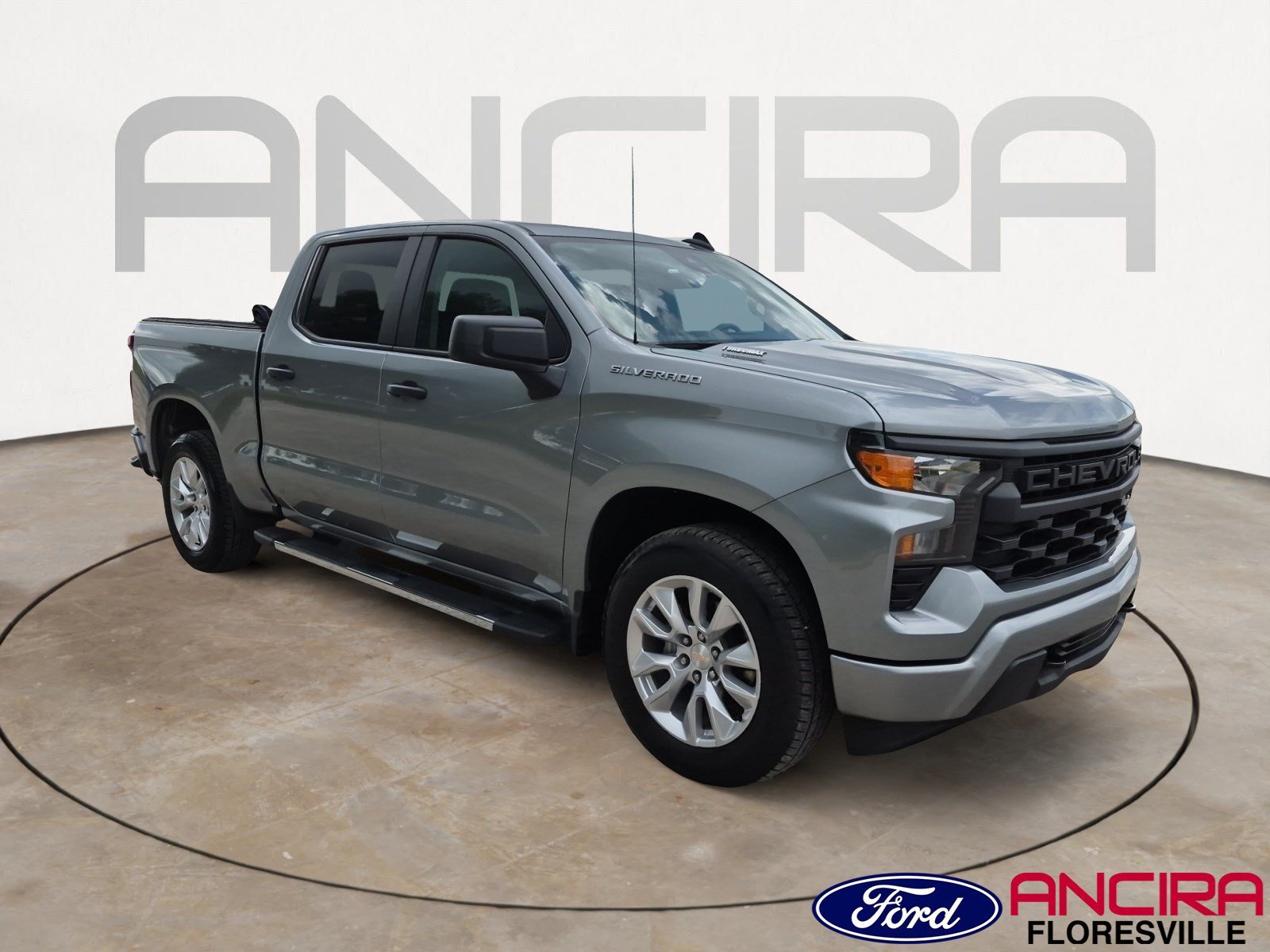 Used 2025 Sterling Gray Metallic Chevrolet Custom image 1
