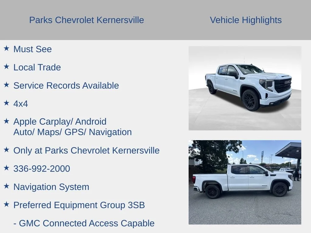 Used 2022 SUMMIT WHITE GMC Elevation image 5