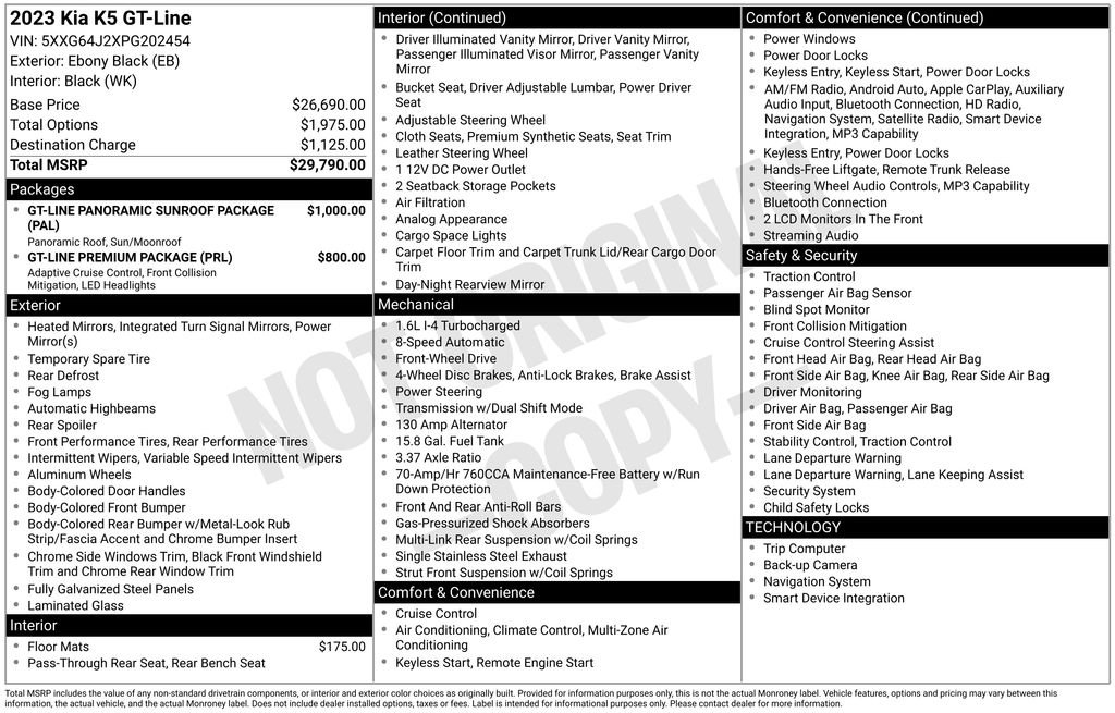 Certified Used 2023 Black Kia GT-Line image 28