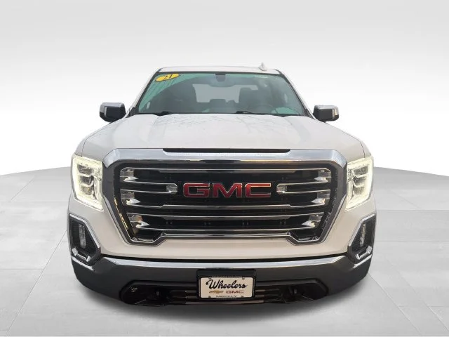 Used 2021 SUMMIT WHITE GMC SLT image 10
