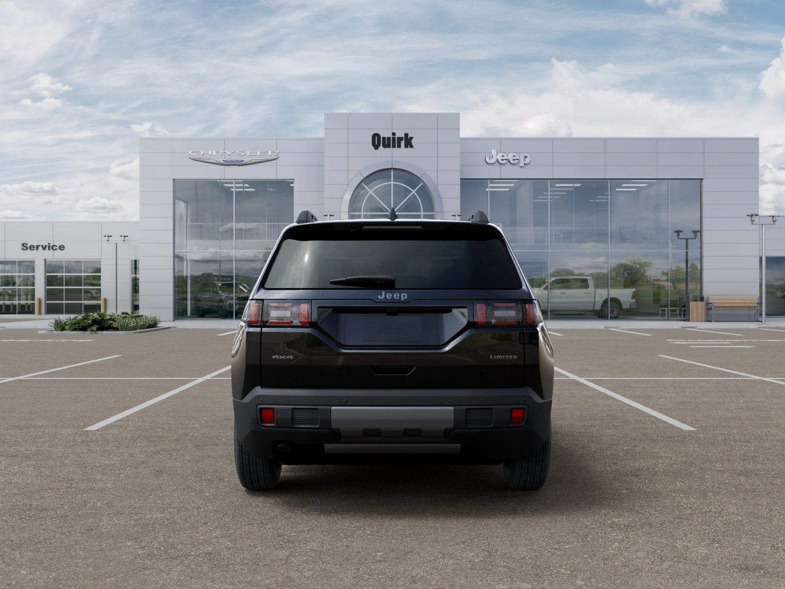 New 2026 Diamond Black Crystal Pearlcoat Jeep Limited image 7