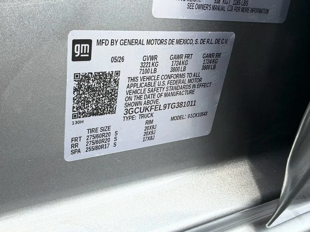New 2026 Sterling Gray Metallic Chevrolet LT Trail Boss image 18