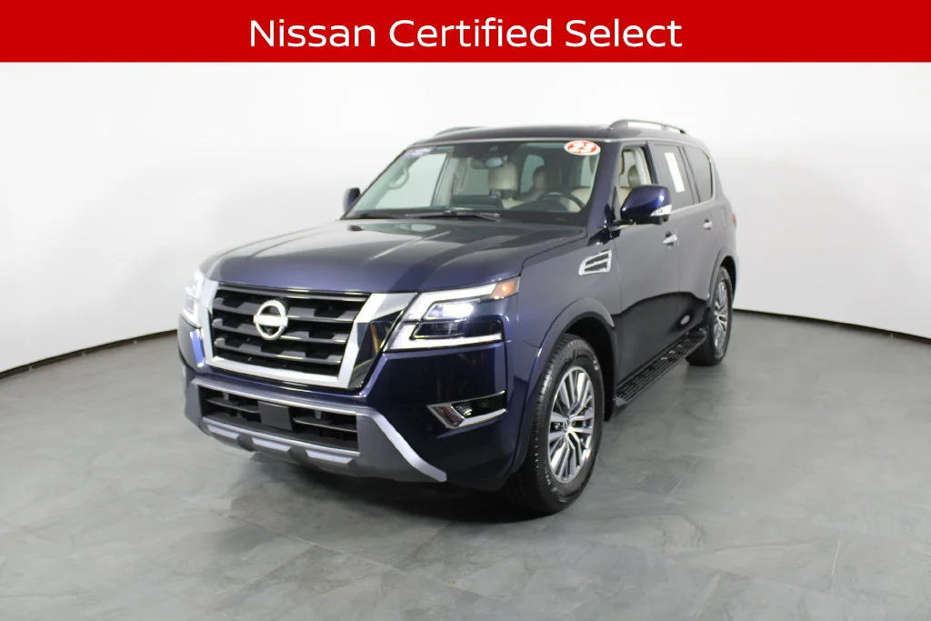 Certified Used 2023 Blue Nissan SL image 2