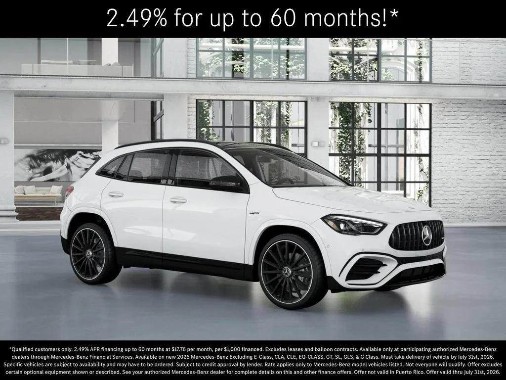 New 2026 Polar White Mercedes-Benz AMG® GLA 35 4MATIC SUV image 54