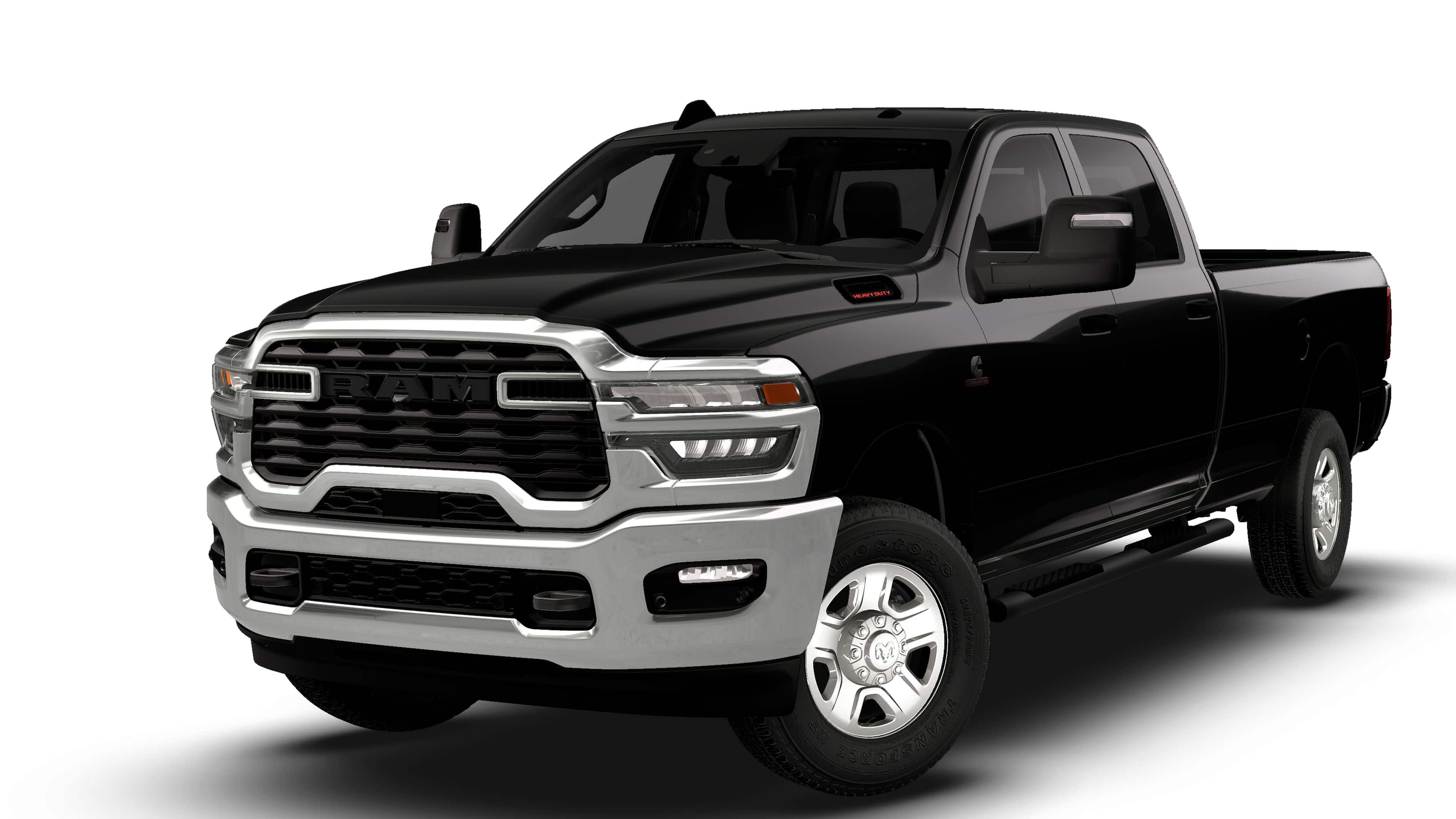 New 2026 Diamond Black Crystal Pearl-Coat Exterior Paint RAM TRADESMAN image 1
