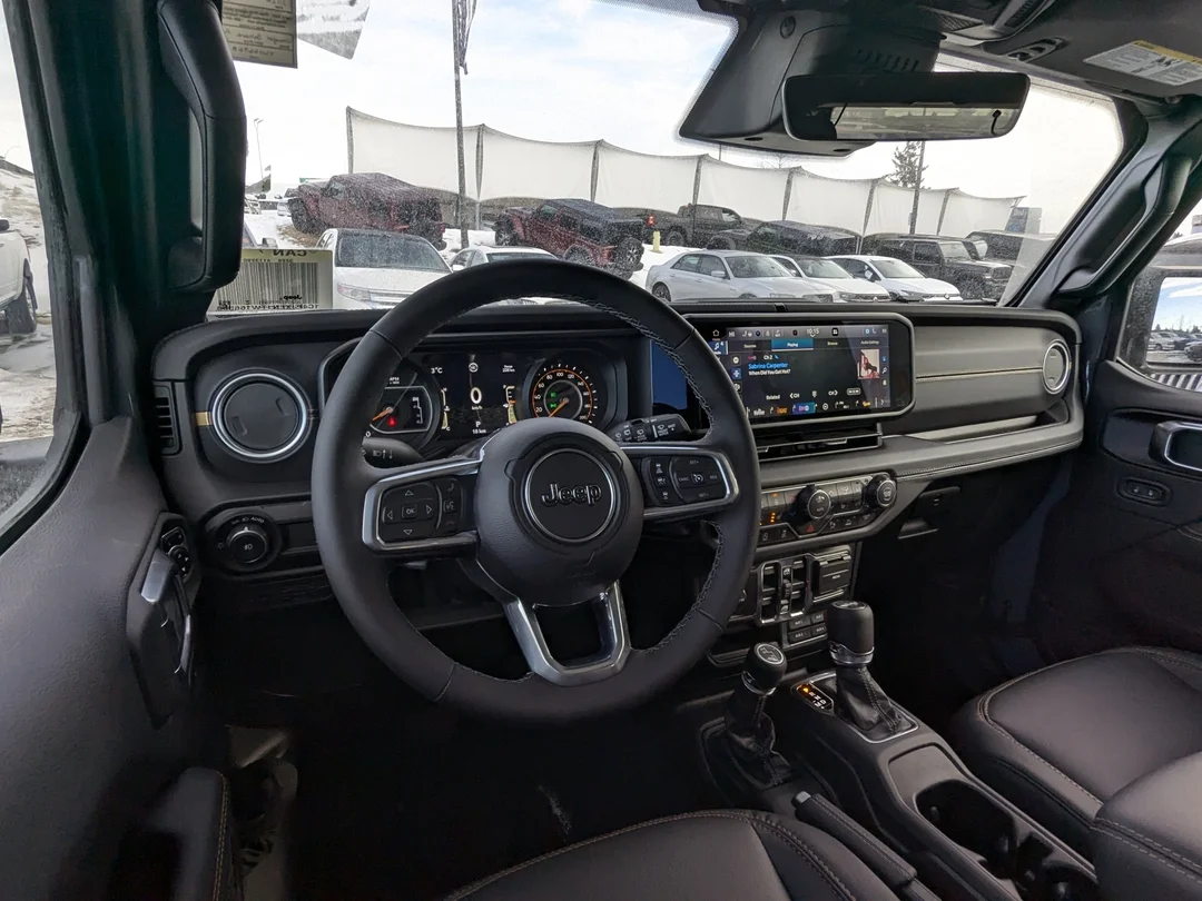 New 2026 Dark blue Jeep Sahara - - 4x4 - McKinley Leather - Body-Color Top - Alpine Audio - Technology Group & More! image 24
