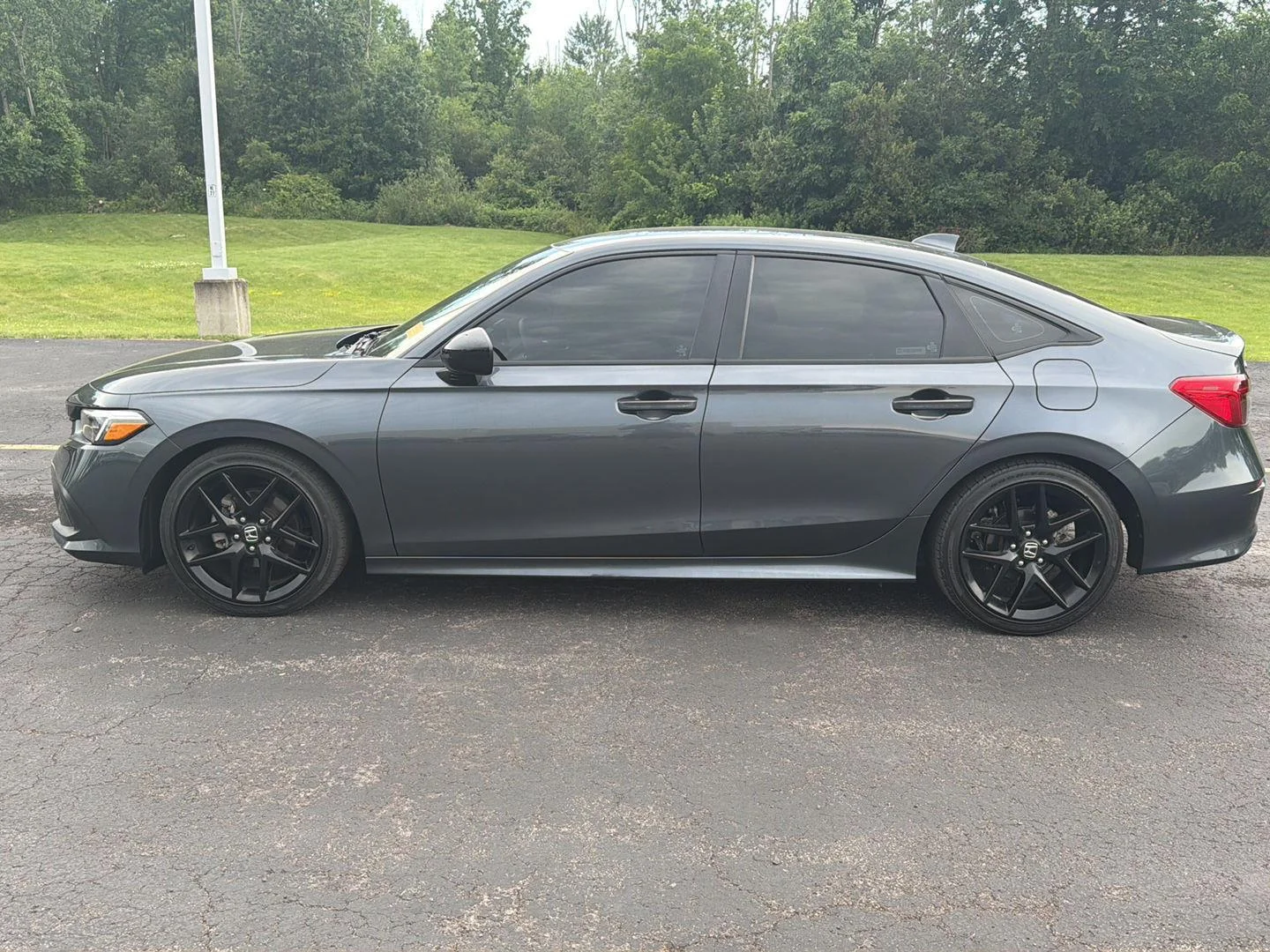Used 2024 Meteorite Gray Metallic Honda Sport image 8