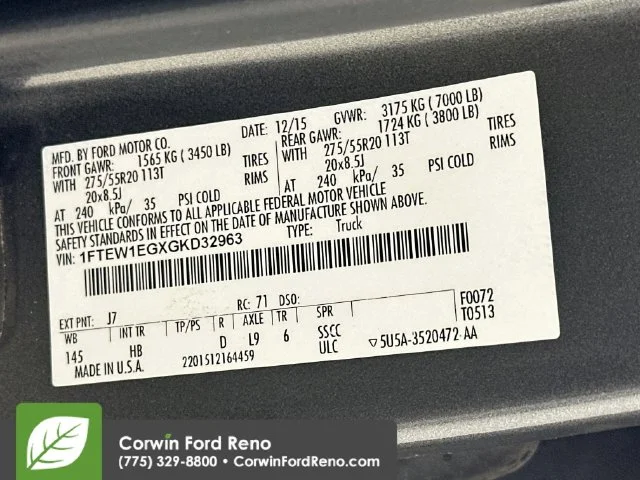 Used 2016 Magnetic Ford Lariat image 36