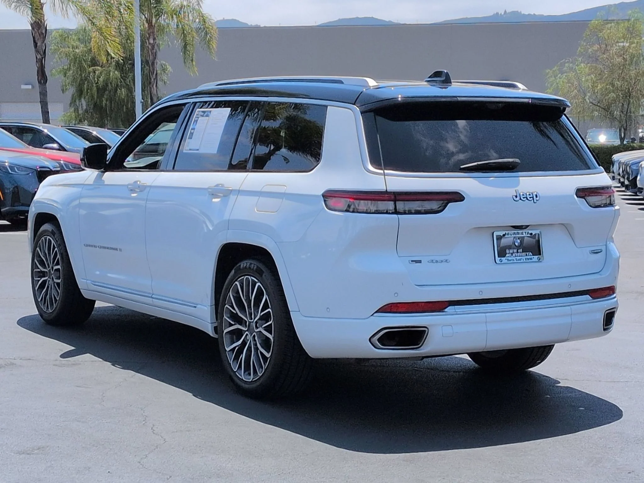 Used 2023 Bright White Clearcoat Jeep Summit Reserve image 6
