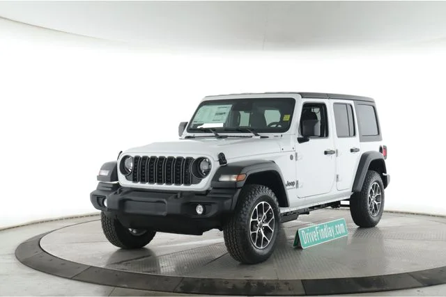 New 2026 Bright White Clear-Coat Exterior Paint Jeep Sport S image 10