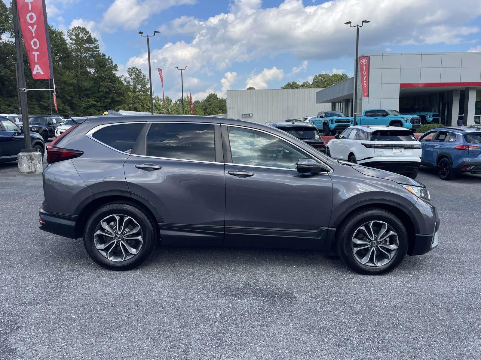 Used 2022 Modern Steel Metallic Honda EX image 2