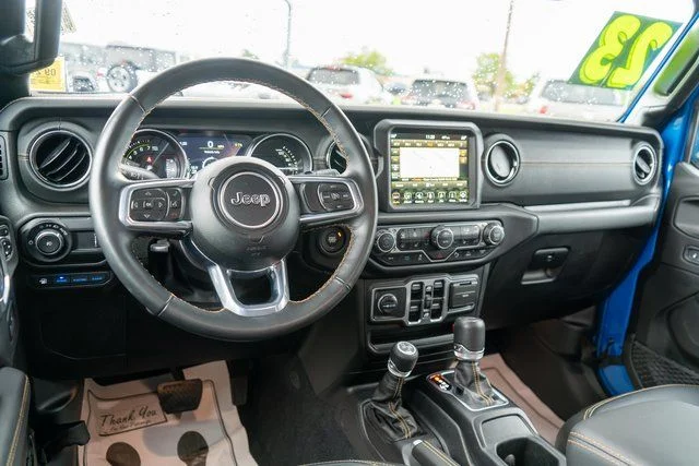 Used 2023 Blue Jeep Sahara 4xe image 13