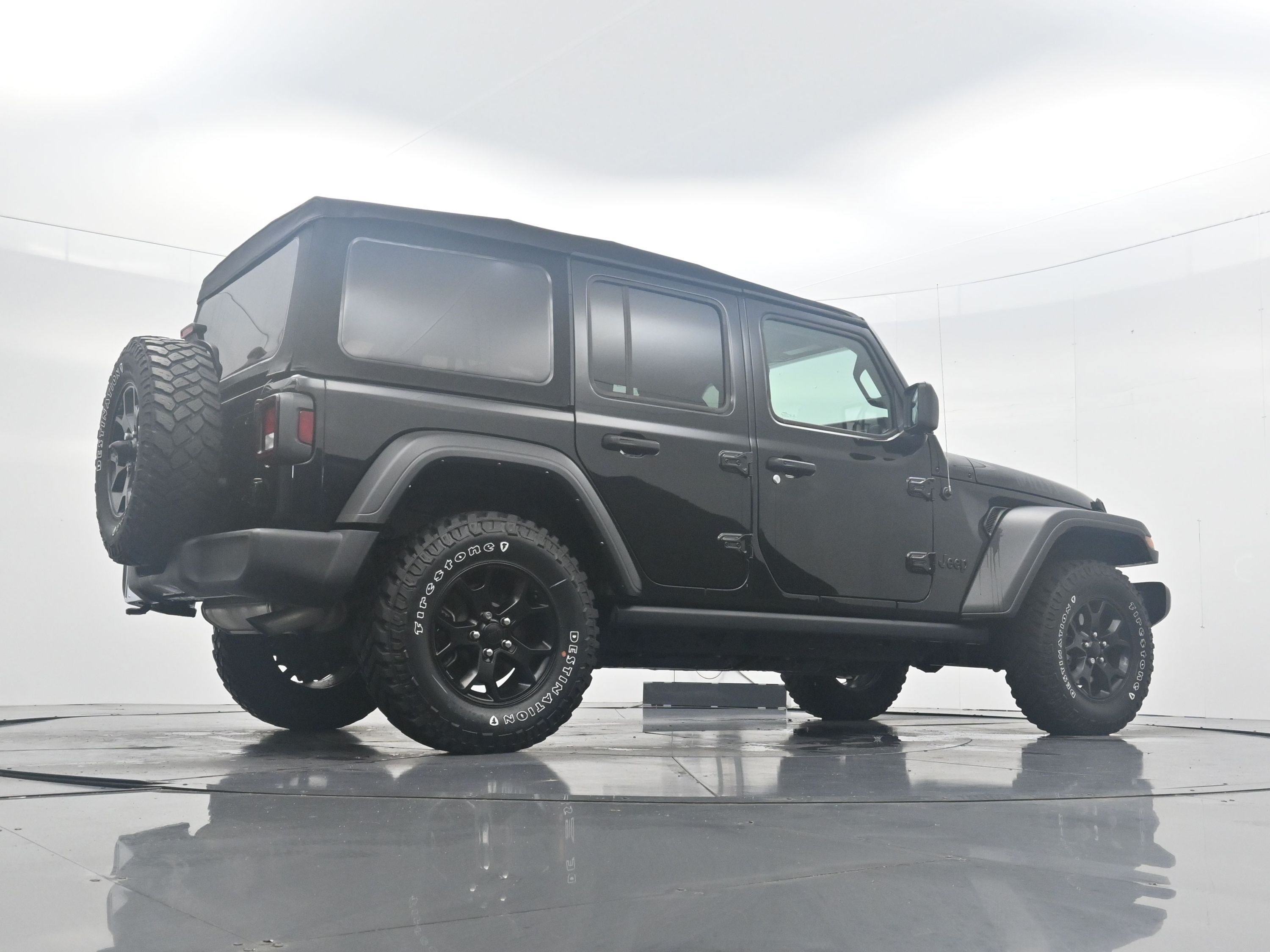 Used 2022 Black Clearcoat Jeep Unlimited Willys image 29