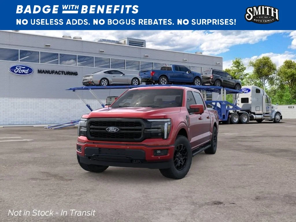New 2026 Ruby Red Metallic Tinted Clearcoat Ford Lariat® image 3