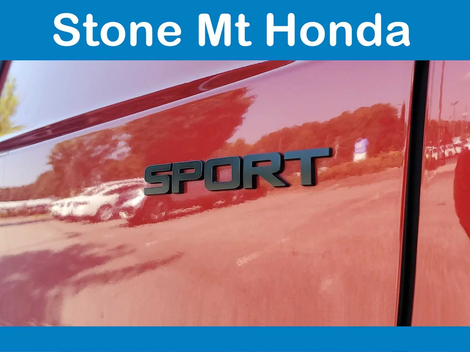 Used 2024 Radiant Red Metallic Honda Sport-L image 7