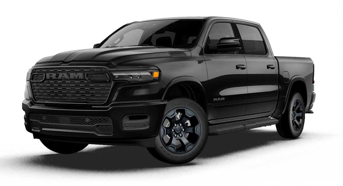 New 2027 Diamond Black Crystal Pearl-Coat Exterior Paint RAM BIG HORN image 1