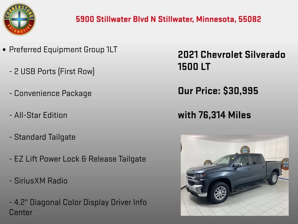 Used 2021 Gray Chevrolet LT image 15