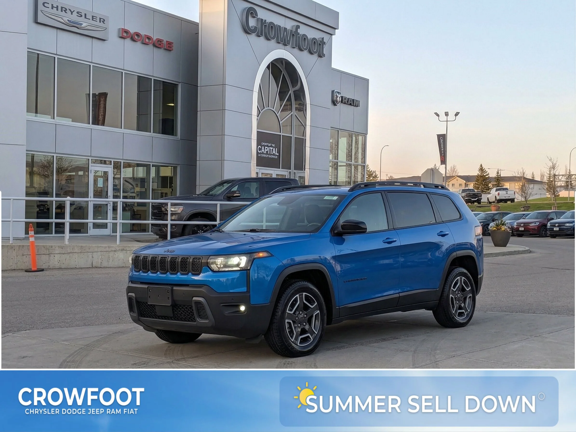 New 2026 Blue Jeep Limited - - Tech Group - Panoramic Sunroof - Trailer Tow - Remote Start & tons more! image 1