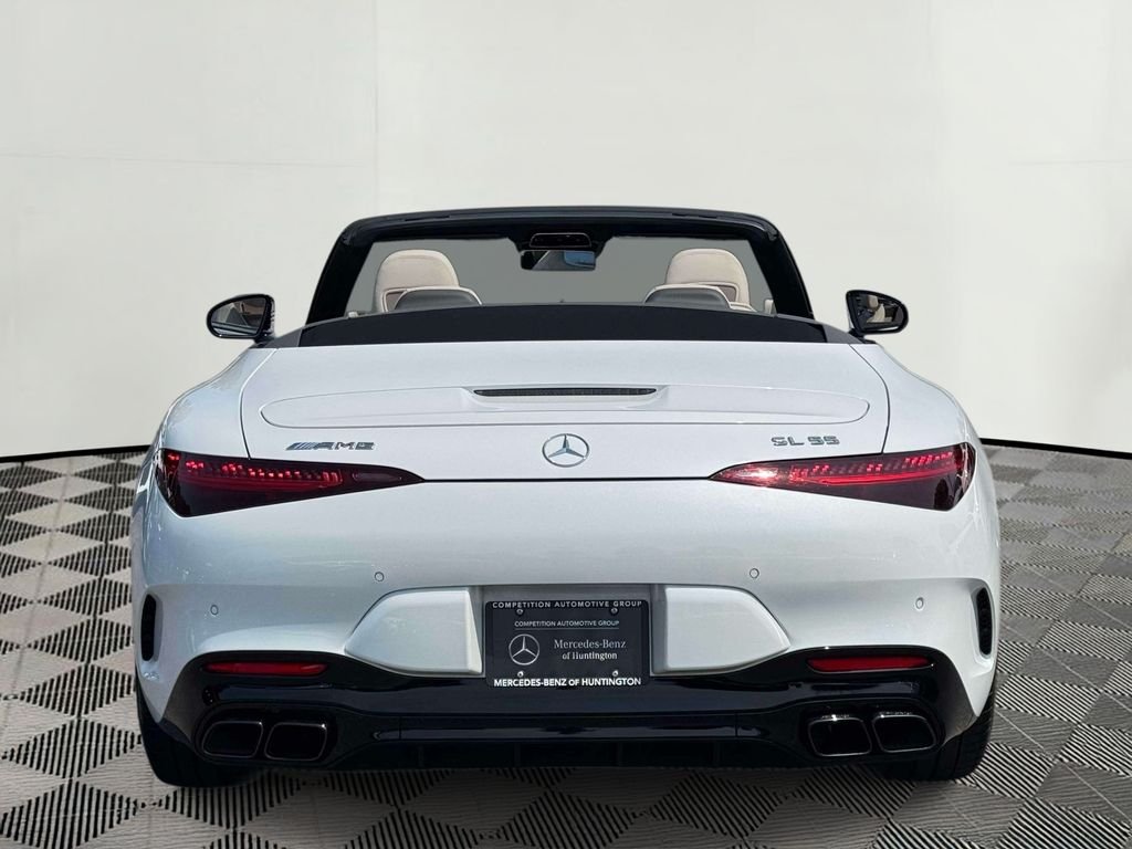 Certified Used 2022 MANUFAKTUR Moonlight White Metallic Mercedes-Benz SL 55 AMG® image 10