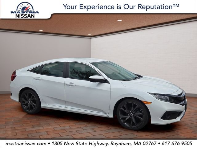 Used 2020 Platinum White Pearl Honda Sport image 1