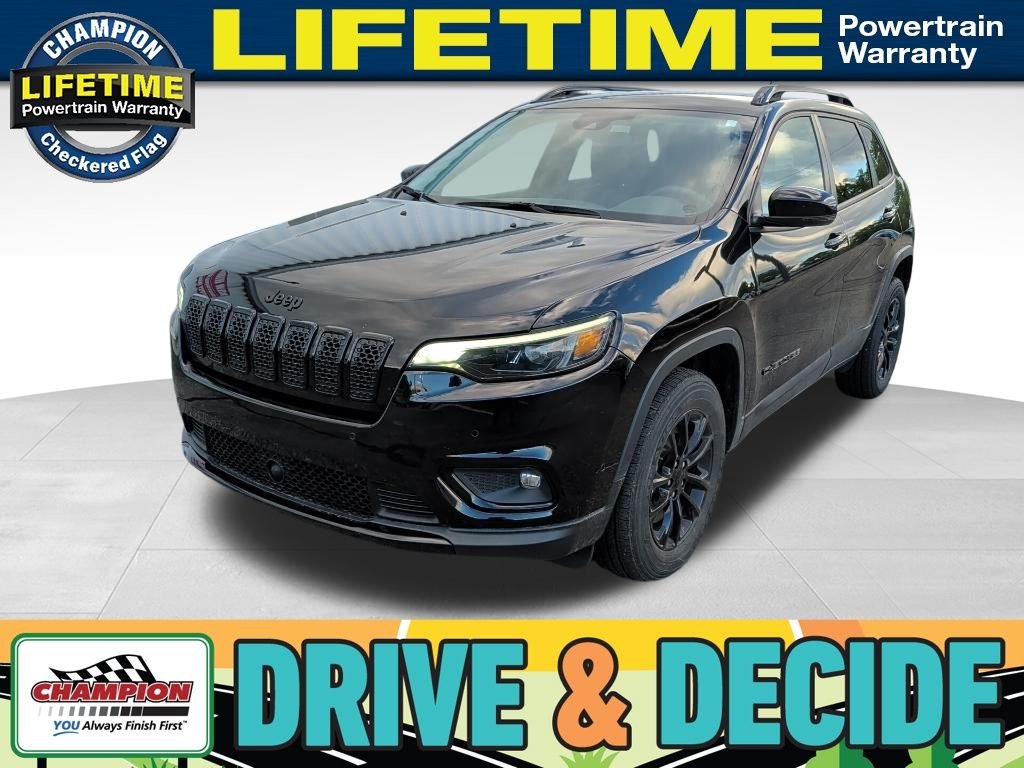 Used 2023 Black Jeep Altitude image 1