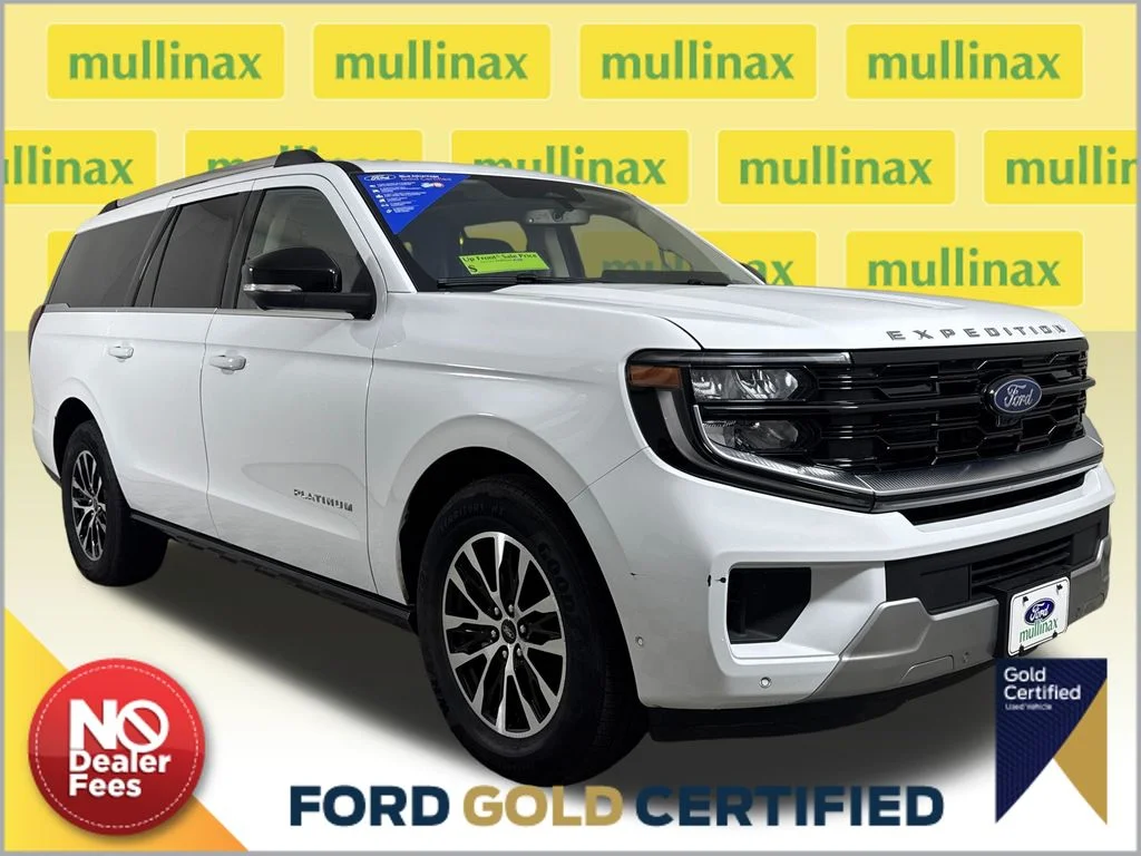 Certified Used 2025 White Ford Platinum image 1