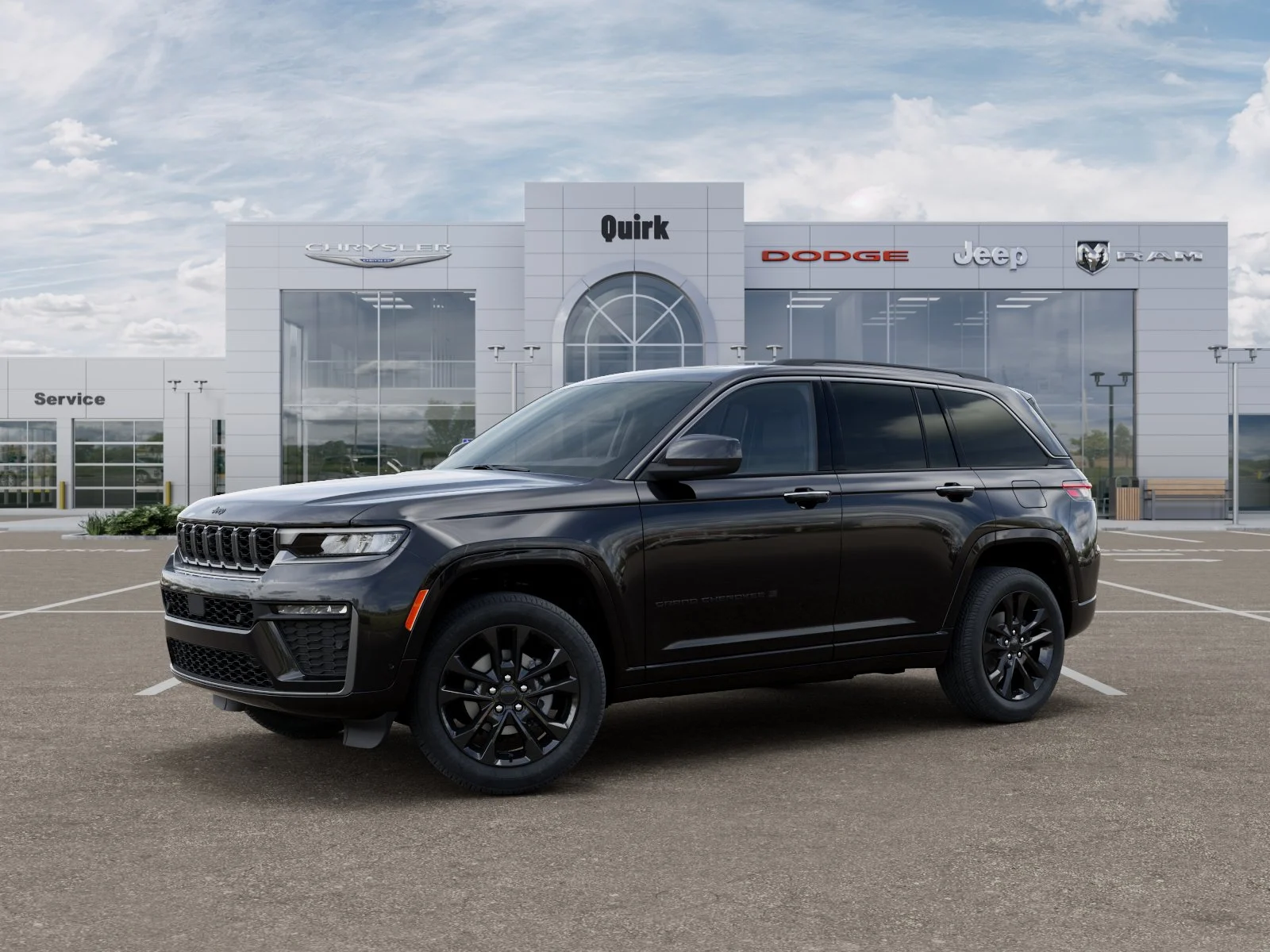New 2026 Diamond Black Crystal Pearl-Coat Exterior Paint Jeep Limited Reserve image 28