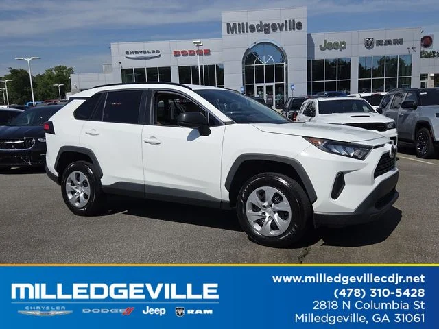 Used 2021 White Toyota LE image 1