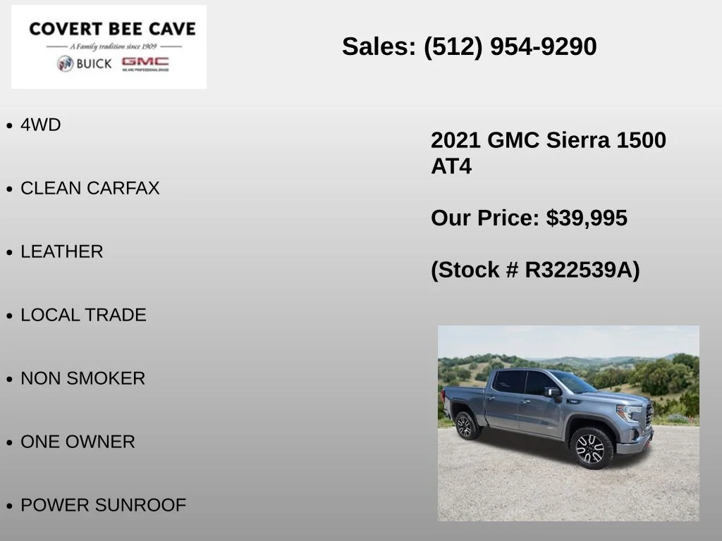 Used 2021 Gray GMC AT4 image 6