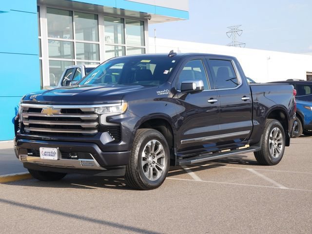 Used 2022 Chevrolet Silverado 1500 High Country with VIN 1GCUDJEDXNZ625564 for sale in Roseville, Minnesota