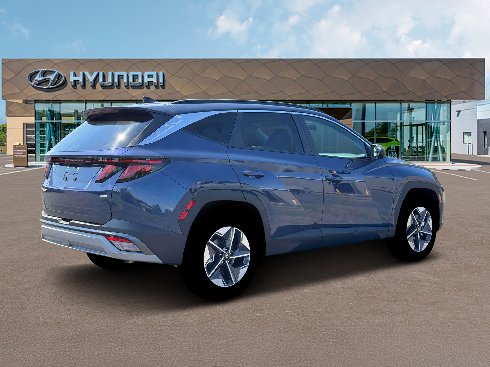 New 2026 Blue Hyundai SEL AWD image 8