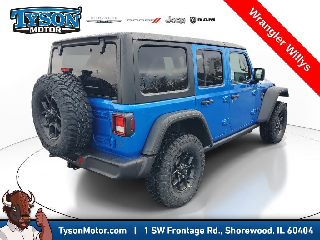 New 2026 Hydro Blue Pearlcoat Jeep Willys image 4
