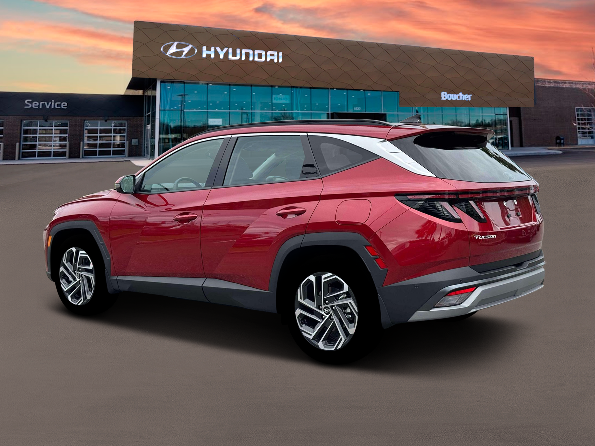 New 2026 Ultimate Red Hyundai Limited AWD image 4